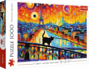 Trefl Puzzle 1000 dílků Kočky v Paříži
