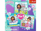 Trefl Gabbyin domeček pro panenky 3v1 puzzle s aktivitami