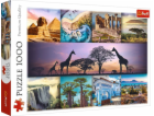 Trefl Puzzle 1000 dílků Koláž Afrika