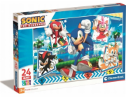 Clementoni Puzzle 24 dílků Maxi Sonic