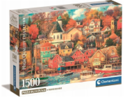 Clementoni Puzzle 1500 dílků Kompaktní Good Times Harbor