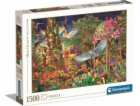 Clementoni Puzzle s motivem lesní fantasy zahrady, 1500 d...