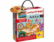 Lisciani Dřevěné Montessori puzzle se zvířaty