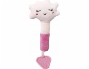 TULILO Hračka se zvukem - Růžový obláček 17 cm