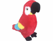 Beppe Maskot papouška ara červený 28 cm