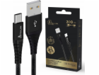 Extralink Pletený kabel USB typu A na USB typu C Smart Li...