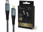Extralink Kabel Smart Life s USB-C na Lightning, 1 m, černý