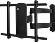 B-Tech AV Mounts Kloubový, otočný, dvojitě naklápěcí a otočný držák (VESA 600 x 400) BT8226/B