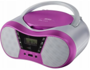 Eltra Rádio CD přehrávač LILA2 USB/BT růžový