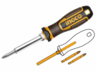 Ingco AKISD0608 Šroubovák 6 v 1 CrV