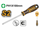 Ingco HSDPH1100 Šroubovák křížový 5x100mm PH1 S2 KLC