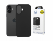 3MK Silikonový kryt Hardy MagSilicone pro Apple iPhone 16 v grafitové barvě