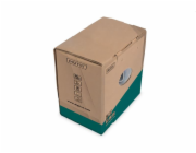 Kabel teleinformatyczny instalacyjny kat.5e, F/UTP, Eca, drut, AWG 24/1, PVC, 305m, szary, karton