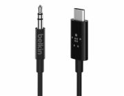 Belkin Adaptér USB-C na 3,5mm audio 0,9m, černý