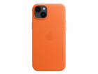 APPLE iPhone 14 Plus kožené pouzdro s MagSafe - Orange