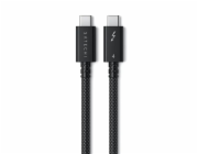 Satechi USB kabel Satechi USB-C / USB-C Thunderbolt 4 kabel 1m opletený černý