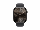 Apple Watch S10 Cell/46mm/Slate Grey/Sport Band/Black/-S/M