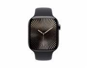Apple Watch S10 Cell/46mm/Slate Grey/Sport Band/Black/-S/M