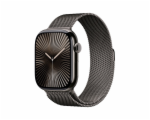 Apple Watch Series 10 GPS + Cellular 46mm Břidlicově šedý titan s břidlicově šedým milánským tahem - M/L