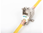 DIGITUS kabel Cat7A S/FTP, drát, 1500MHz B2ca, AWG 22/1, 1000m cívka, žlutý