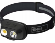 EMOS COB LED nabíjecí čelovka P3542, 500 lm, 130 m, Li-pol 1200 mAh