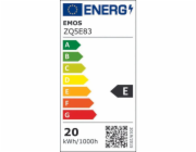  EMOS LED žárovka Classic A80 / E27 / 20 W (150 W) / 2452 lm / Neutrální bílá