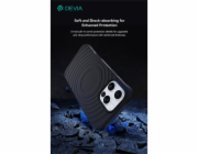 Devia kryt Ripple Magnetic Shockproof TPU Case pro iPhone 16 - Pink