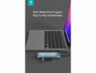 Devia USB-C Hub Leopard řady 11-in-1 - Deep Gray