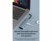 Devia USB-C Hub Leopard Series 5-in-1 EC701 - Deep Gray