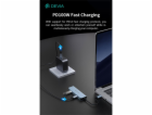 Devia USB-C Hub Leopard řady 4-in-1 EC700 - Deep Gray