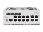 DIGITUS 8+4 port Gigabit Ethernet síť PoE switch, industr...