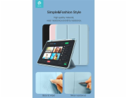 Devia pouzdro Leather Case with Pencil Slot pro iPad Pro 11" M4 2024 - Light Blue