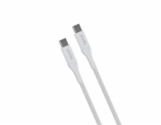 iStores by Epico Braided PD Cable 1.2m USB-C to USB-C - bílý