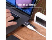 ELAGO Mini USB-C do USB 3.0 Aluminium adaptér s LED - Silver