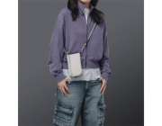 SwitchEasy Sacoche Utility Crossbody Bag + Strap Phone Lanyard 8.3mm - Cement Gray + Gray