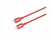 Adam Elements kabel CASA S120 USB-C na USB-C 60W 1.2m - Red