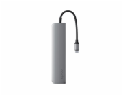 iStores by Epico 6in1 Aluminium Hub 8K s USB-C konektorem - prostorová šedá