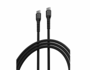 Deví kabel USB-C to USB-C Gracious Woven Cable 1.5m - Black