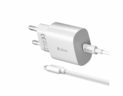 Deví síťová nabíječka Smart Series PD 25W s USB-C Cable - White