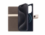 SLG Design pouzdro D8 Magsafe Hybrid Full Grain Leather pro iPhone 15 Pro - Etoff Cream