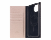 SLG Design pouzdro D8 Magsafe Full Grain Leather pro iPhone 15 Plus - Light Cream