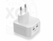 Xqisit USB-C Dual wall charger PD 3.0 35W - White