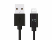 Xqisit kabel USB to Lightning 1m MFI certified - Black