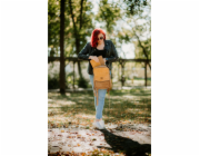 RED ANT FRAME Ochranný kožený batoh na MacBook do 14" hořčicový