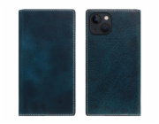 SLG Design pouzdro D7 Magsafe Italian Wax Leather pro iPhone 15 Plus - Blue