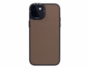 SLG Design kryt D9 France Epsom Leather pro iPhone 15 Plus - Etoupe