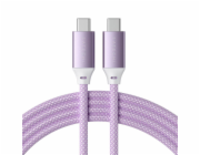 Satechi kabel USB-C do USB-C kabelu 100W 2m - Purple