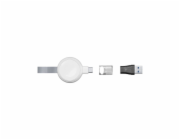 Cellularline Power Pill cestovní nabíječka pro Apple Watch, s USB adaptérem, bílá