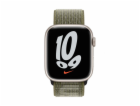 Apple Watch 45mm Sequoia/Pure Platinum Nike Sport Loop