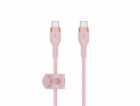 Belkin kabel Boost Charge Pro Flex USB-C to USB-C 1m - Pink